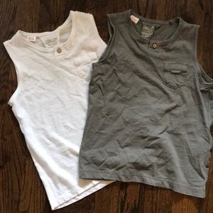 Zara boys tank tops.